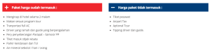 Itinerary 3 Hari 2 Malam